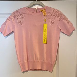 Catherine Melandrino Silk Blend Sweater